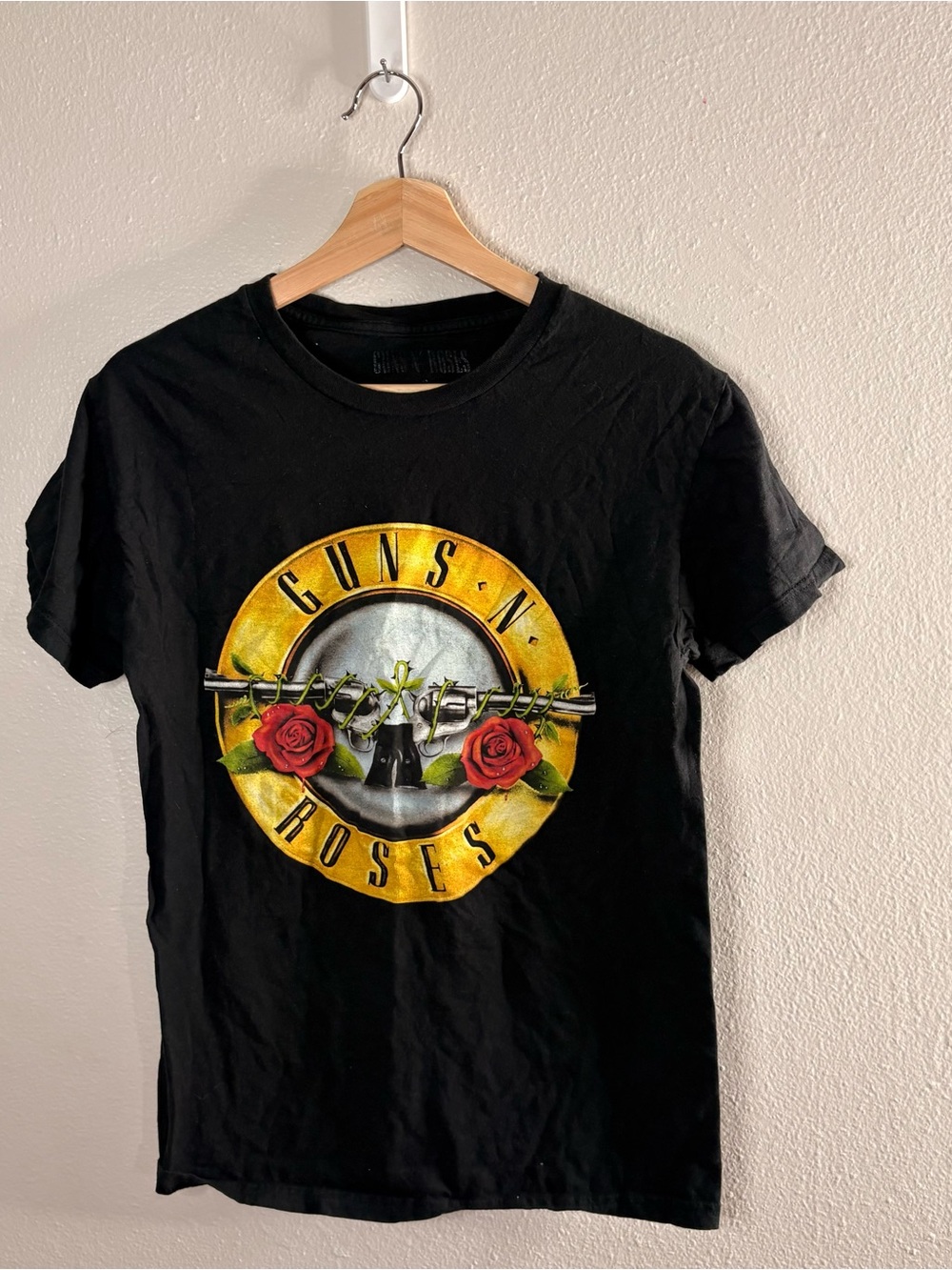 Black Graphic Band Tee